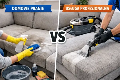 Pranie narożnika w domu vs usługa profesjonalna – różnice