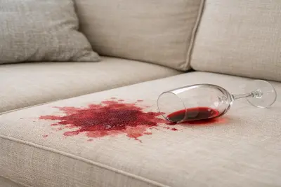 Jak usunąć plamę po winie z kanapy?