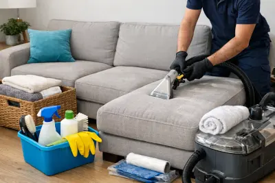 Jak przygotować kanapę do profesjonalnego prania? Poradnik