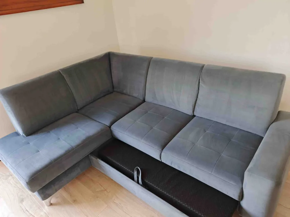 Wyprany narożnik – efekt końcowy